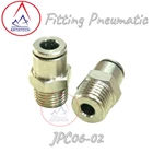 Fitting Pneumatic Metal JPC 06-02 1