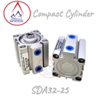 Compact Silinder Pneumatik SDA32-25 SKC 3