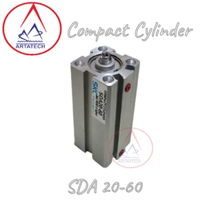 Compact silinder pneumatik SDA 20-60 SKC