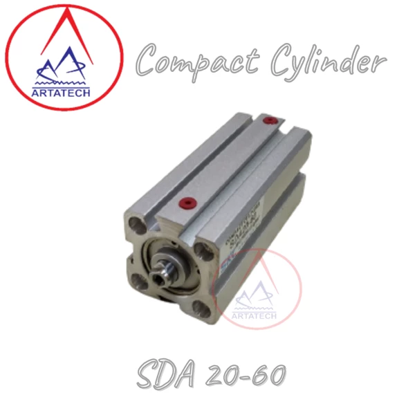 Compact silinder pneumatik SDA 20-60 SKC