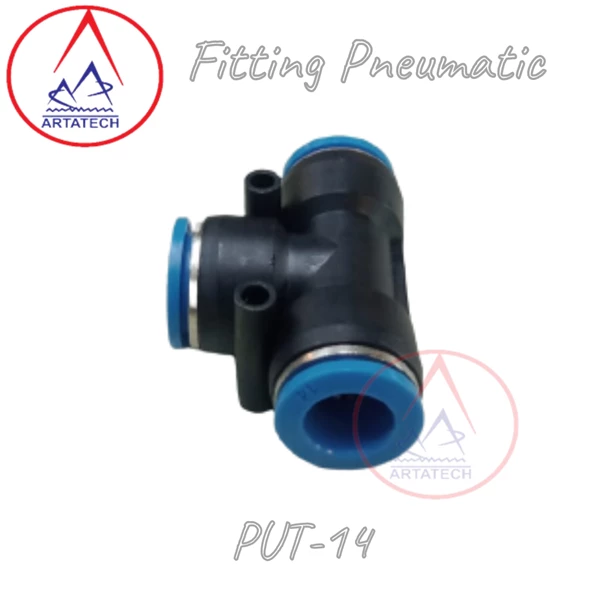Fitting pneumatic TEE PUT-14 1/8"
