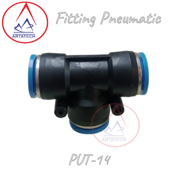 Fitting pneumatic TEE PUT-14 1/8"
