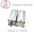 Compact Silinder Pneumatik CDQ2B50-100DM SMC 2