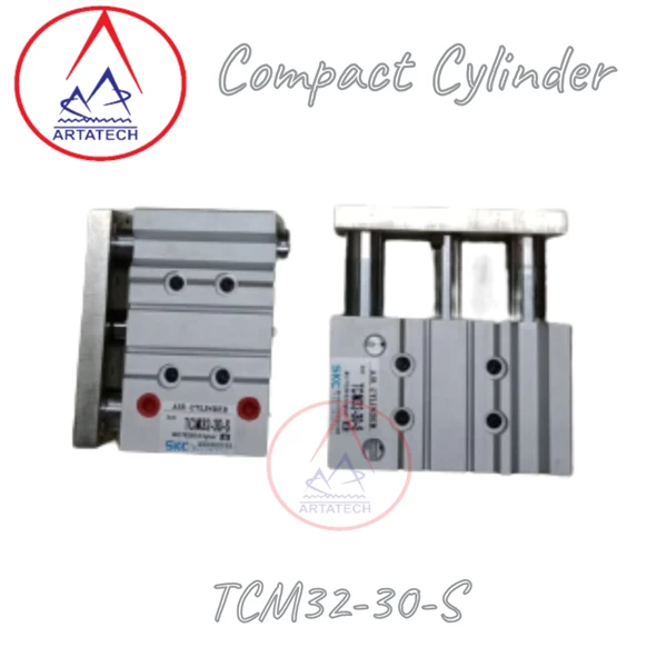Compact Guide Silinder Pneumatik TCM32-30-S skc