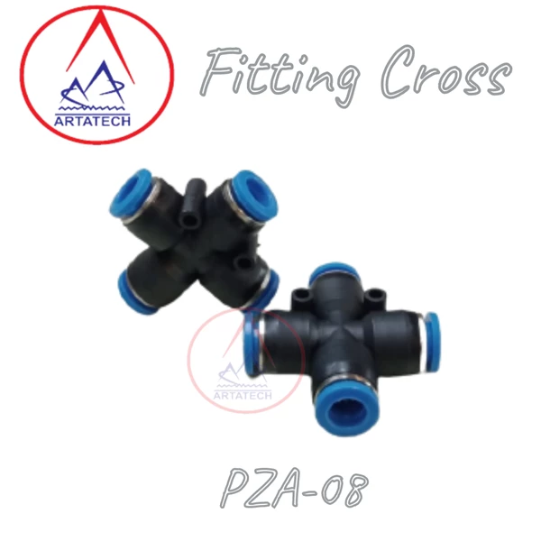 Fitting Pneumatic Union Cross 8mm - PZA 08