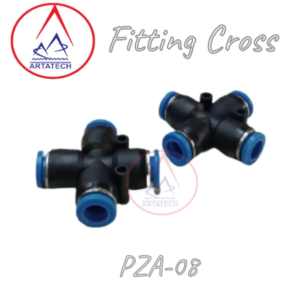 Fitting Pneumatic Union Cross 8mm - PZA 08