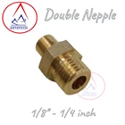 Double Nipple Pipa 1/8 - 1/4 inch 2