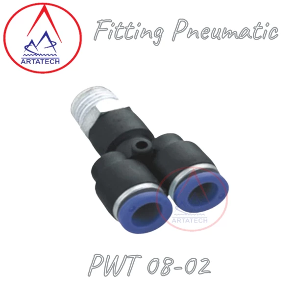 Fitting Pneumatic Y PWT 08 - 02