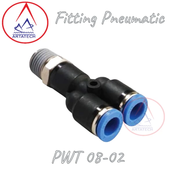 Fitting Pneumatic Y PWT 08 - 02