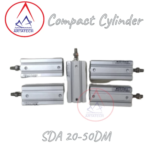 Compact Silinder Pneumatik SDA 20-50DM