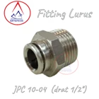 Fitting Pneumatic Lurus Metal JPC 10-04 3
