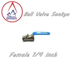 Ball Valve Sankyo female 1/4 inch 2