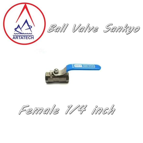 Ball Valve Sankyo female 1/4 inch