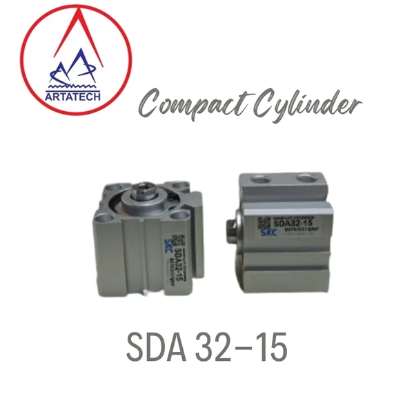 Compact Cylinder SKC SDA 32-15 Silinder Pneumatik