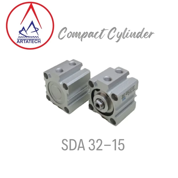 Compact Cylinder SKC SDA 32-15 Silinder Pneumatik
