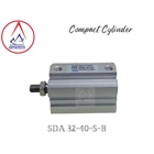 Compact Cylinder SDA 32-40-S-B Silinder pneumatik 3
