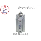 Compact Cylinder SDA 32-40-S-B Silinder pneumatik 1