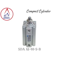 Compact Cylinder SDA 32-40-S-B Silinder pneumatik