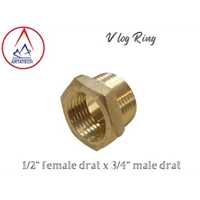 Vlog Ring 1/2 inch female x 3/4 inch male fitting hydraulic