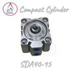 Compact  Silinder Pneumatik SDA40-15 SKC 3