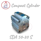 Compact Silinder Pneumatik SDA 50-20S SKC 3