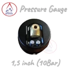 Pressure Gauge 1.5 inch - 10 Bar Alat Ukur Tekanan Udara 3