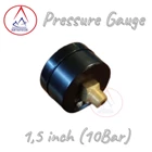 Pressure Gauge 1.5 inch - 10 Bar Alat Ukur Tekanan Udara 2