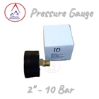 Pressure gauge 2" - 10 Bar Alat Ukur Tekanan Udara 3