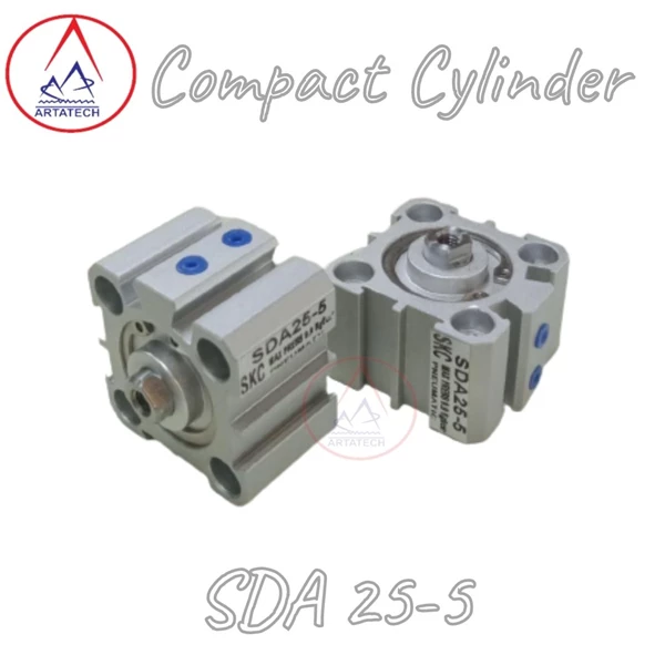Compact Silinder Pneumatik SDA25-5 SKC