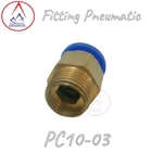 Fitting Pneumatic Lurus PC10-03 2