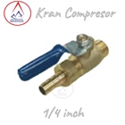 Fitting Kran Compresor TORA 1/4 inch 2