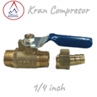 Fitting Kran Compresor TORA 1/4 inch 1