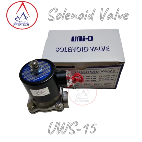 Solenoid Valve UWS-15 1/2" AC220V UNI-D