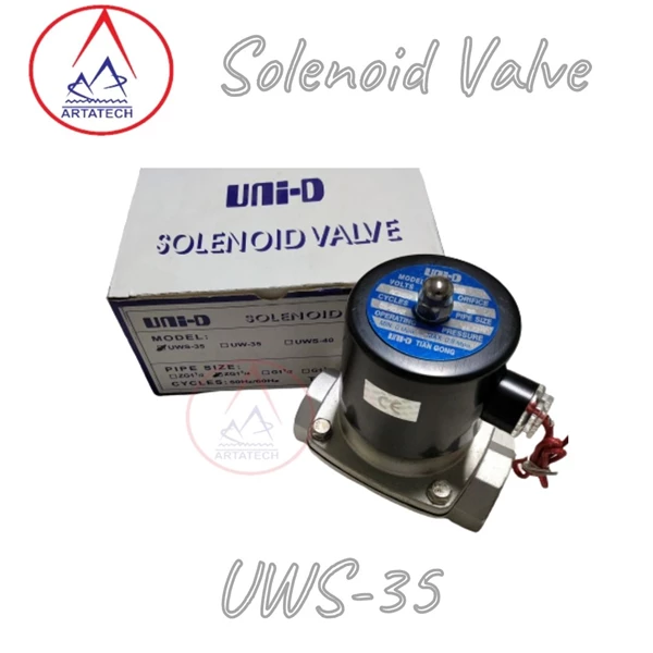 Solenoid Valve UWS-35 1 1/4" AC220V UNI-D