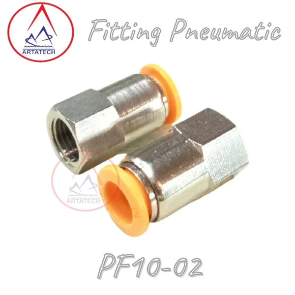 Fitting Pneumatic Lurus PF 10-02