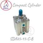 Compact Silinder Pneumatik SDA 25-15-S-B 1