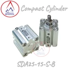 Compact Silinder Pneumatik SDA 25-15-S-B 3