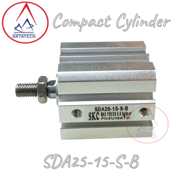 Compact Silinder Pneumatik SDA 25-15-S-B