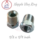 Fitting Pneumatic Nepple Vloq Ring 1/2 x 1/4 inch 3