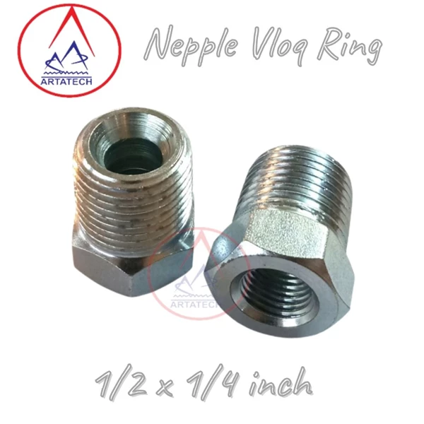 Fitting Pneumatic Nepple Vloq Ring 1/2 x 1/4 inch